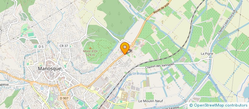localisation de l'entreprise MONSIEUR MAX-CHARLES GRIT à MANOSQUE