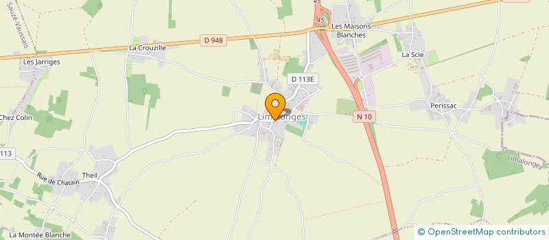 localisation de l'entreprise MONSIEUR MAX CHOPIN  LIMALONGES