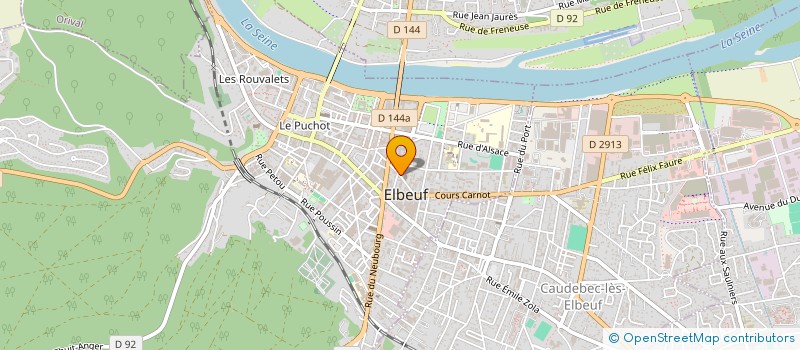 localisation de l'entreprise MONSIEUR MAX CLOTAIL  ELBEUF