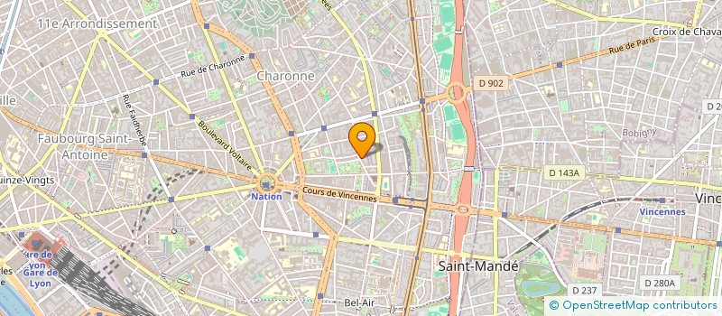 localisation de l'entreprise MONSIEUR MAX COHEN  PARIS