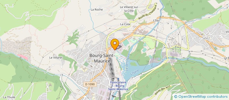 localisation de l'entreprise MONSIEUR MAX COLLOMB à BOURG-SAINT-MAURICE