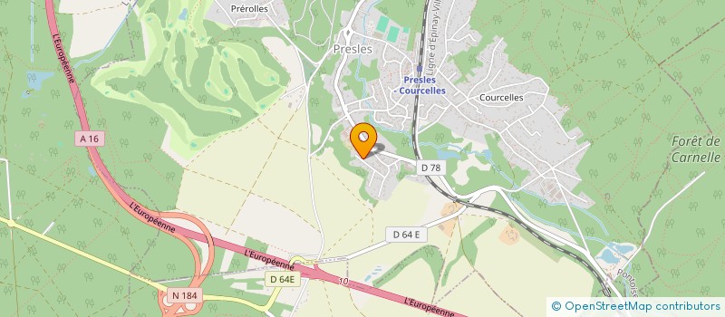 localisation de l'entreprise MONSIEUR MAX COLLOMP à PRESLES