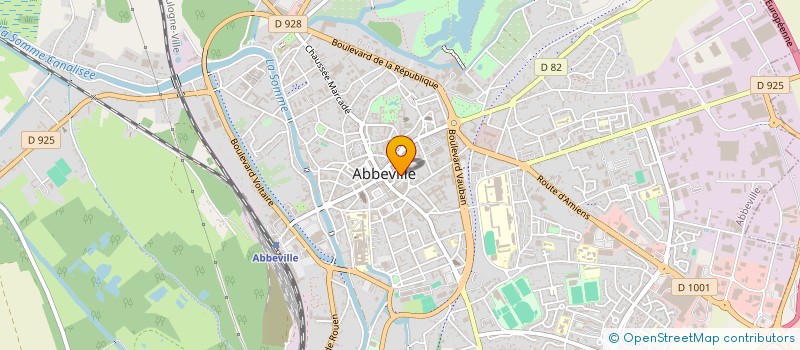 localisation de l'entreprise MONSIEUR MAX CORDELLIER à ABBEVILLE