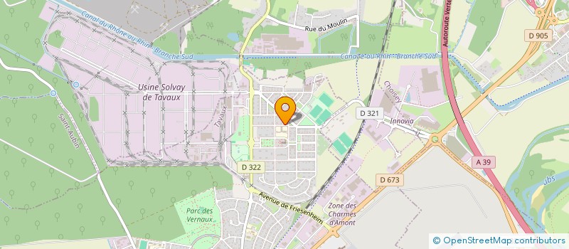 localisation de l'entreprise MONSIEUR MAX COURSAGET  TAVAUX