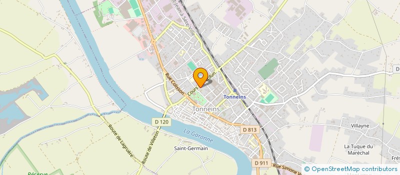 localisation de l'entreprise MONSIEUR MAX COUZARD  TONNEINS