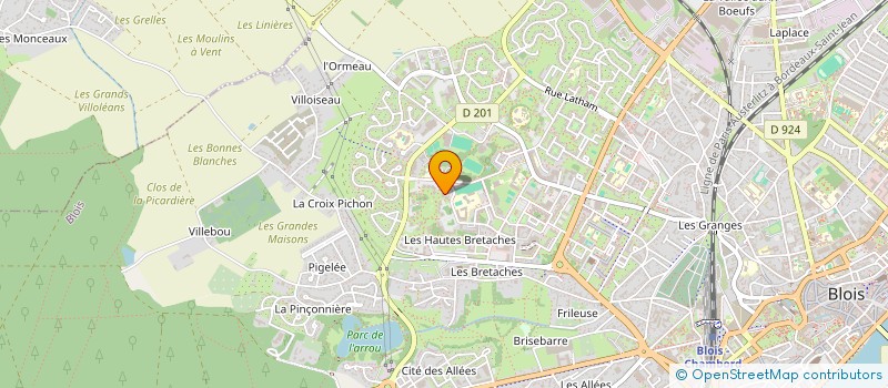 localisation de l'entreprise MONSIEUR MAX DABIN à BLOIS
