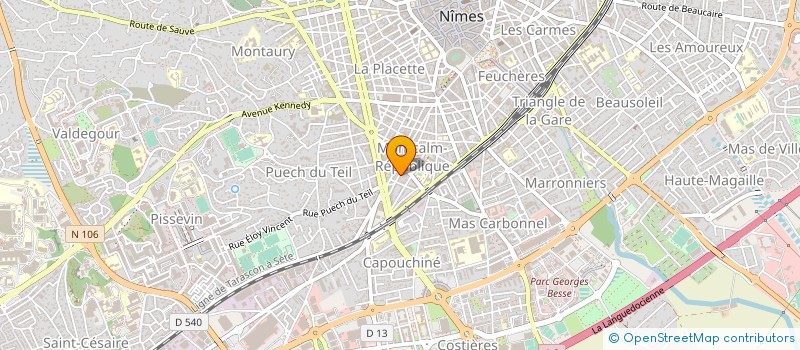 localisation de l'entreprise MONSIEUR MAX DANIEL à NIMES