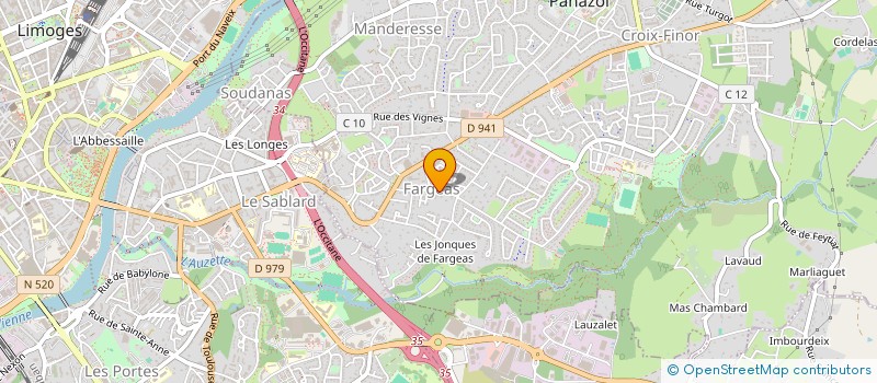 localisation de l'entreprise MONSIEUR MAX DELPERIE à PANAZOL