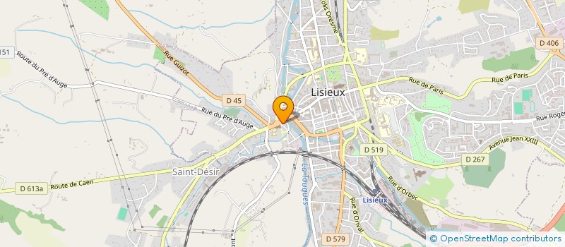 localisation de l'entreprise MONSIEUR MAX DEMEULENAERE à LISIEUX