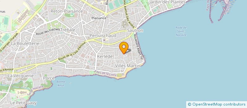 localisation de l'entreprise MONSIEUR MAX DENIAUD  SAINT-NAZAIRE