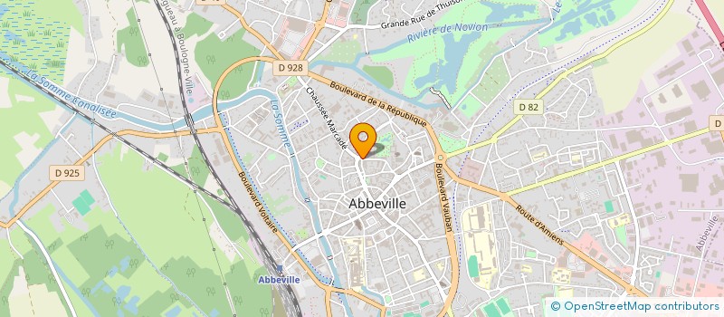 localisation de l'entreprise MONSIEUR MAX DEPUILLE à ABBEVILLE