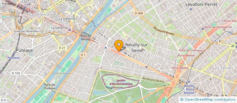 localisation de l'entreprise MONSIEUR MAX DINGREVILLE à NEUILLY-SUR-SEINE