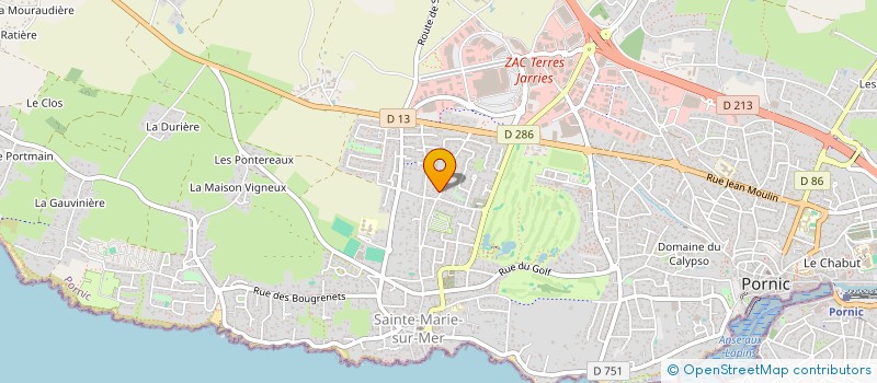 localisation de l'entreprise MONSIEUR MAX DOYER  PORNIC