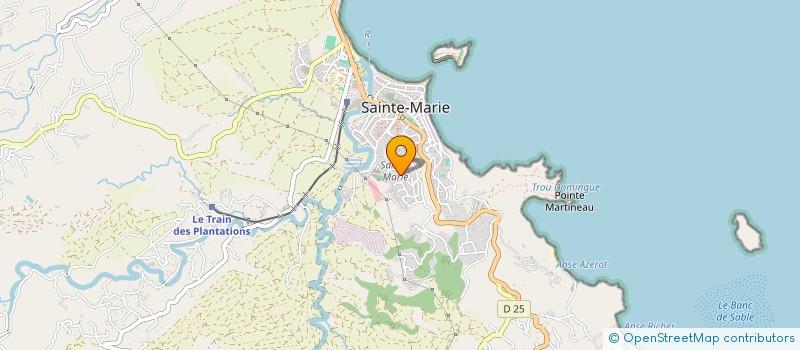 localisation de l'entreprise MONSIEUR MAX DRANE à SAINTE-MARIE