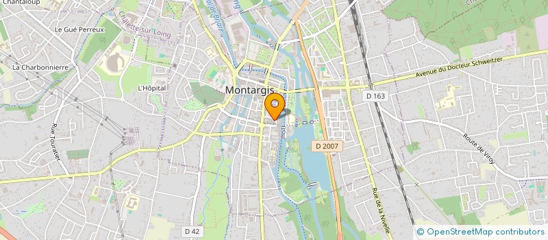localisation de l'entreprise MONSIEUR MAX DUCOUDRE à MONTARGIS