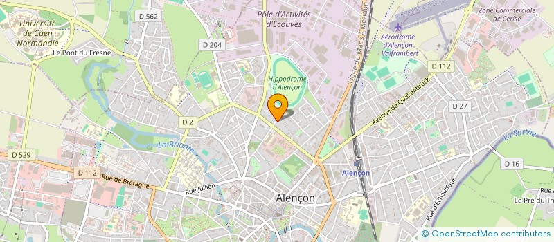 localisation de l'entreprise MONSIEUR MAX DUGUE à ALENCON