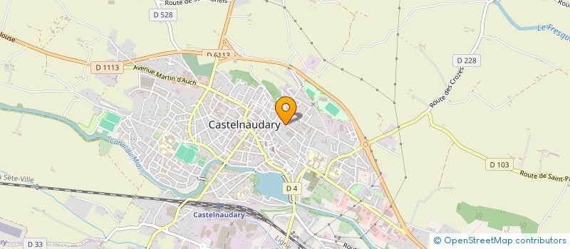 localisation de l'entreprise MONSIEUR MAX DUPRE  CASTELNAUDARY