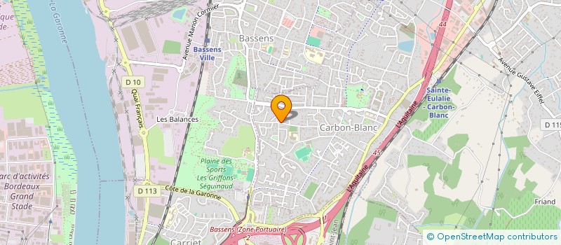 localisation de l'entreprise MONSIEUR MAX DUPUIS  CARBON-BLANC