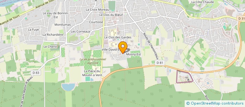 localisation de l'entreprise MONSIEUR MAX DUPUY  AMBOISE