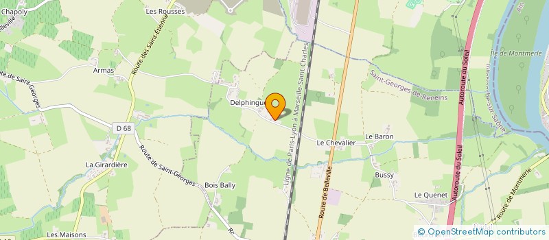 localisation de l'entreprise MONSIEUR MAX DURAND  SAINT-GEORGES-DE-RENEINS