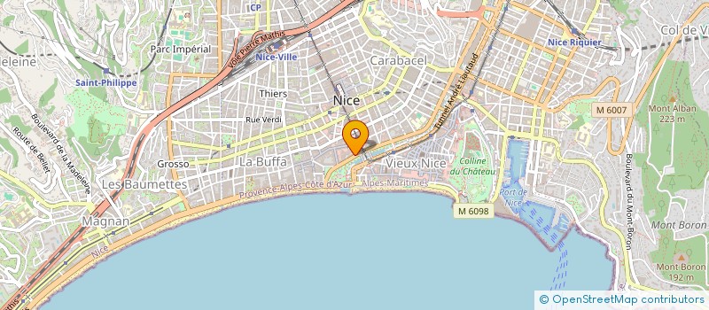 localisation de l'entreprise MONSIEUR MAX ESTIN à NICE