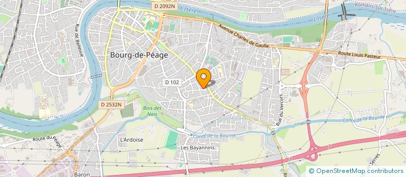 localisation de l'entreprise MONSIEUR MAX FAYARD  BOURG-DE-PEAGE