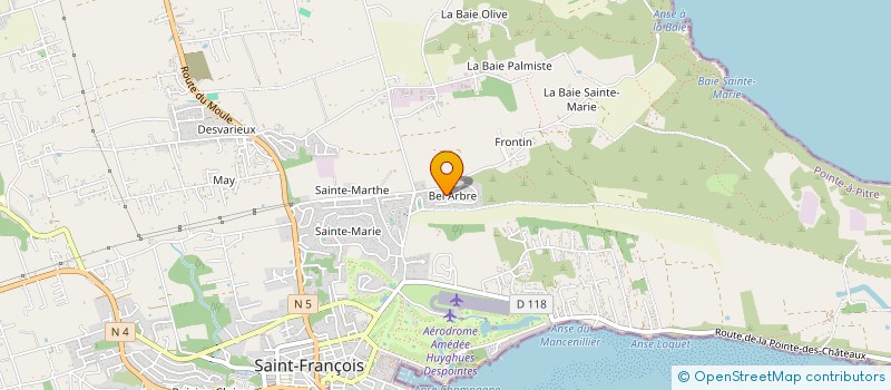 localisation de l'entreprise MONSIEUR MAX FETIDA à SAINT-FRANCOIS