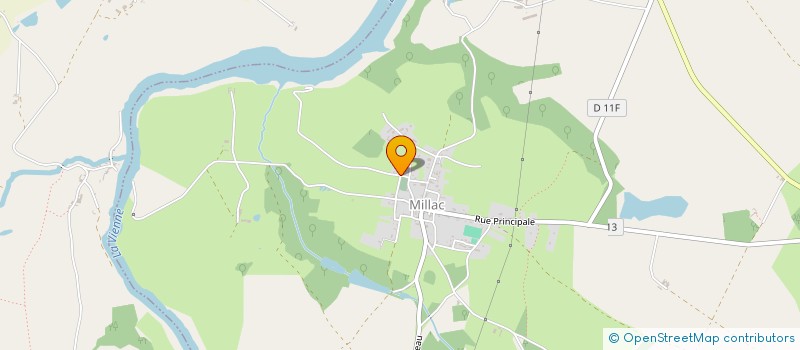localisation de l'entreprise MONSIEUR MAX FISSOT  MILLAC