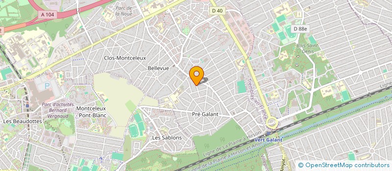 localisation de l'entreprise MONSIEUR MAX FLEURISSAINT  VILLEPINTE