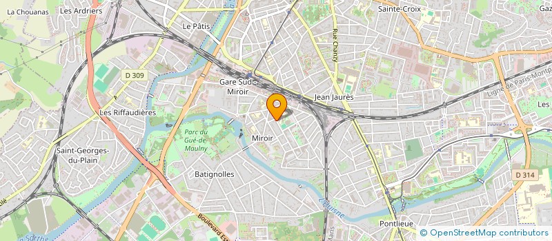 localisation de l'entreprise MONSIEUR MAX FOGGEA  LE MANS