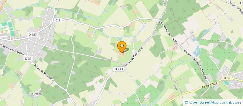 localisation de l'entreprise MONSIEUR MAX FONTAINE  CERANS FOULLETOURTE