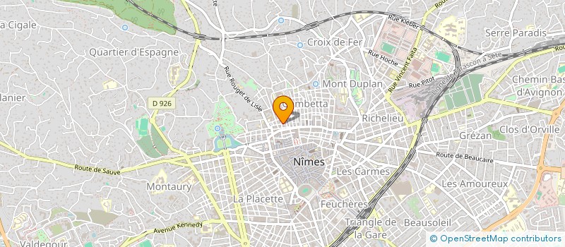 localisation de l'entreprise MONSIEUR MAX FOURNET à NIMES