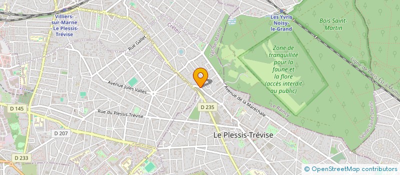 localisation de l'entreprise MONSIEUR MAX GOMIS  LE PLESSIS-TREVISE