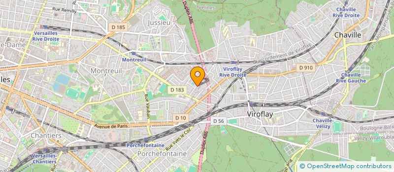 localisation de l'entreprise MONSIEUR MAX GONNEAU à VERSAILLES