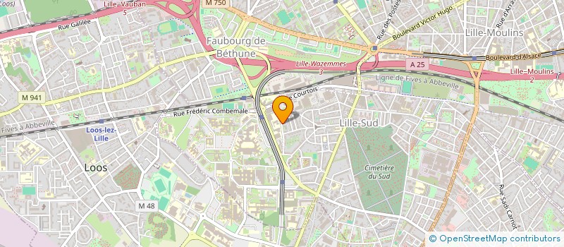 localisation de l'entreprise MONSIEUR MAX GRASLAND à LILLE