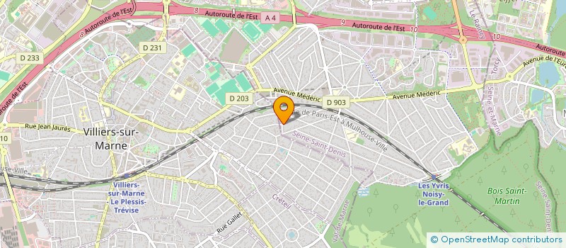 localisation de l'entreprise MONSIEUR MAX GRELLIER  NOISY LE GRAND