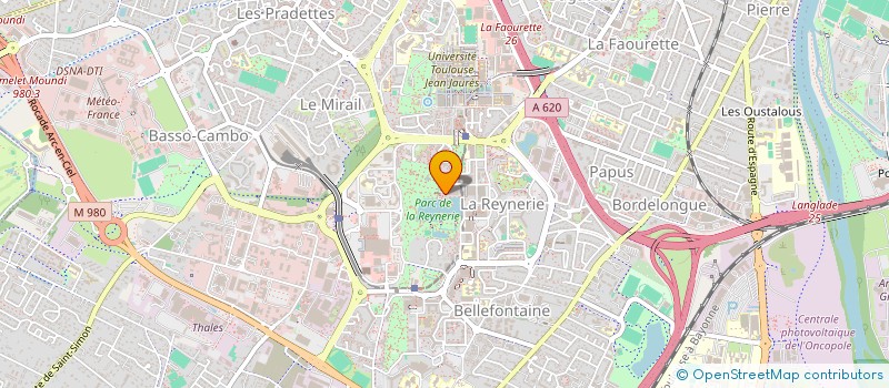localisation de l'entreprise MONSIEUR MAX GUIBERT  TOULOUSE