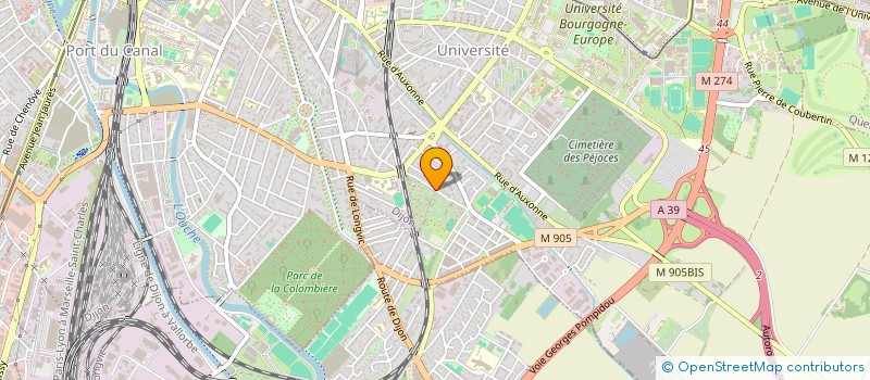 localisation de l'entreprise MONSIEUR MAX GUIGON  DIJON