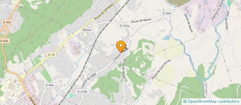 localisation de l'entreprise MONSIEUR MAX GUIGON  SAINT-PRIVAT-DES-VIEUX