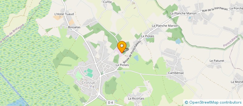 localisation de l'entreprise MONSIEUR MAX GUIHENEUF  CROSSAC