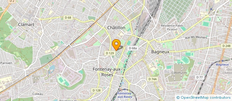 localisation de l'entreprise MONSIEUR MAX HAMOUI  CHATILLON