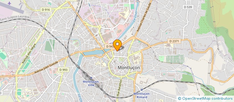 localisation de l'entreprise MONSIEUR MAX HENNION à MONTLUCON