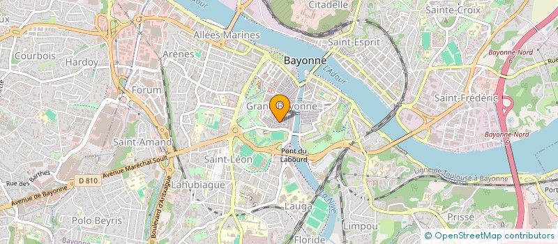 localisation de l'entreprise MONSIEUR MAX-HENRI BLOT CHAMPENOIS à BAYONNE