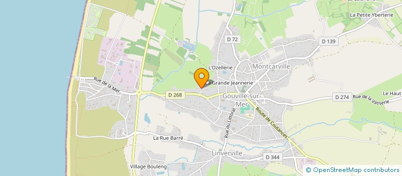 localisation de l'entreprise MONSIEUR MAX HERMAN  BLAINVILLE-SUR-MER