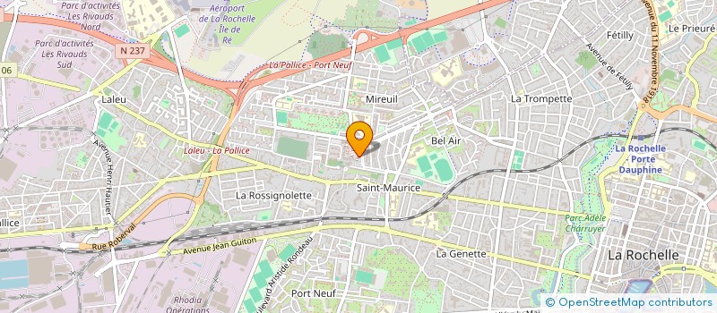 localisation de l'entreprise MONSIEUR MAX HERVE  LA ROCHELLE