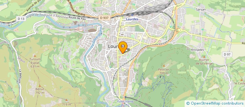 localisation de l'entreprise MONSIEUR MAX HERVE à LOURDES