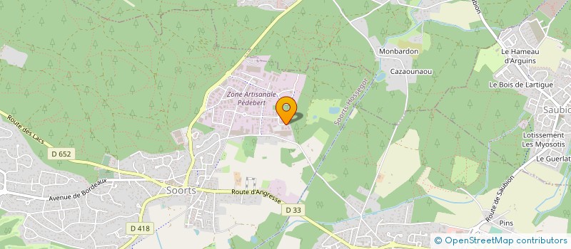localisation de l'entreprise MONSIEUR MAX IENI à SOORTS-HOSSEGOR