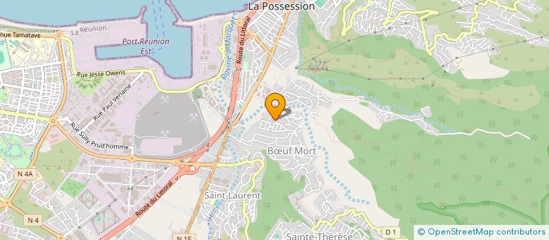 localisation de l'entreprise MONSIEUR MAX IGNACE JAUZE à LA POSSESSION