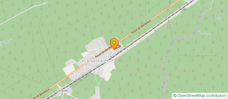 localisation de l'entreprise MONSIEUR MAX JACQUES  BIGANOS