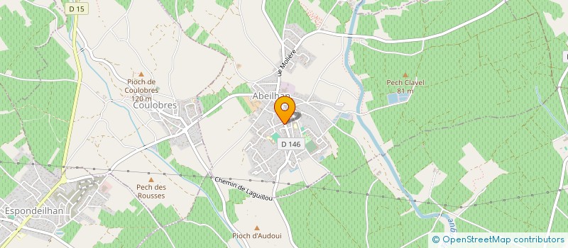 localisation de l'entreprise MONSIEUR MAX JAMMES  VALROS